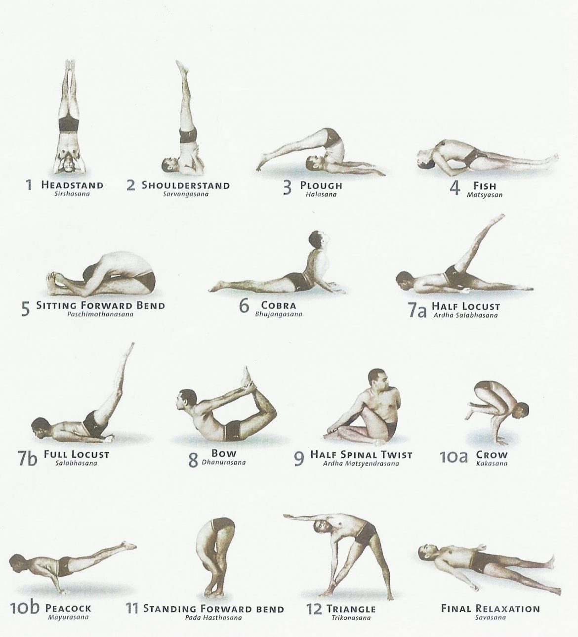 hatha yoga flow sequence names